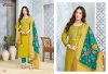 Sarita By Vishnu Vertican Silk Dress Material 